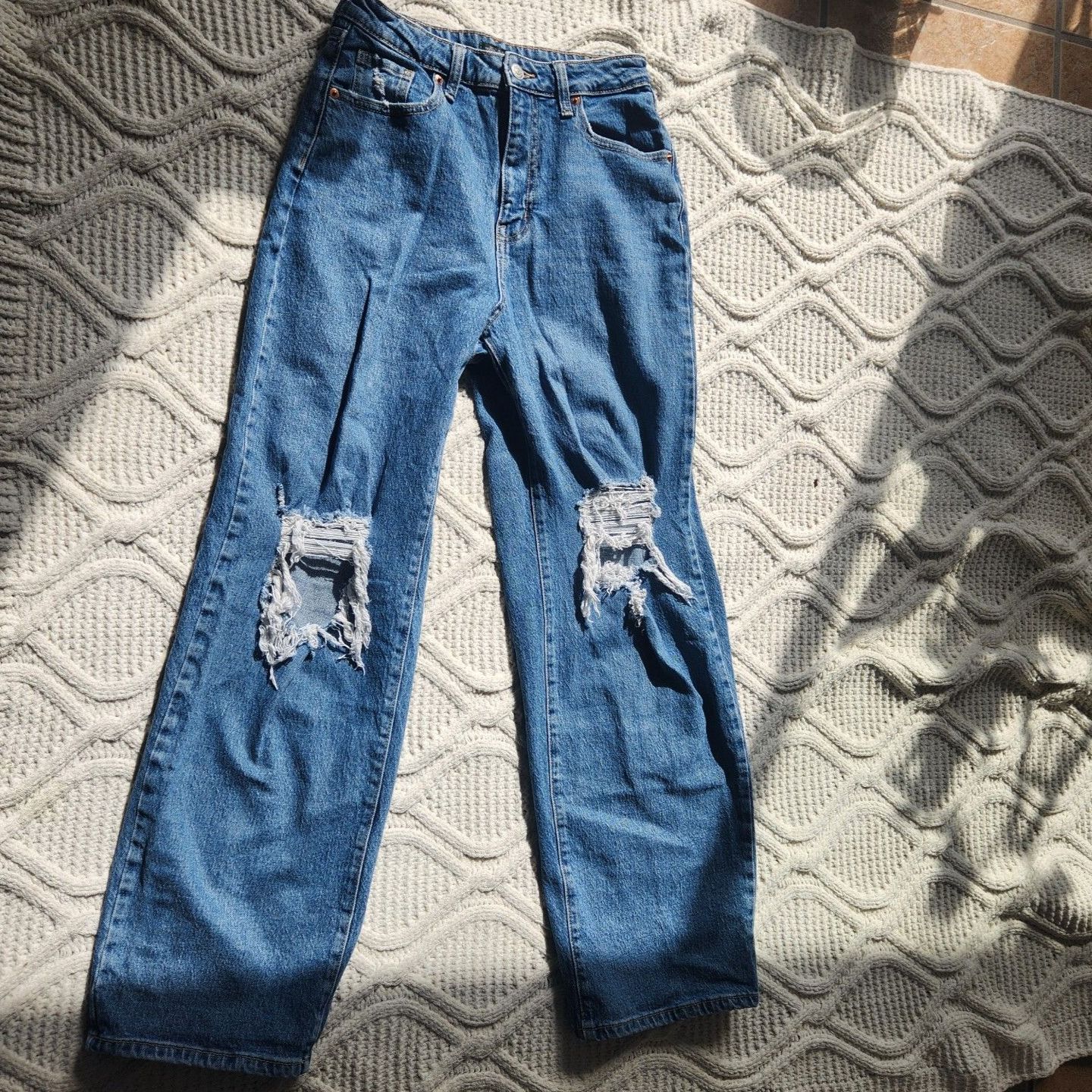 Wild Fable Ripped Highest Rise Baggy Jeans Size 2/26